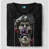 Tricou casual din bumbac 100% de barbati marimea M Flowering David