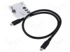 Cablu USB 4.0 USB C 0,5m negru Goobay