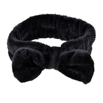 Bentită Machiaj, Furry, Fundă Mare, Culoare Negru foto