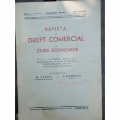 REVISTA DE DREPT COMERCIAL SI STUDII ECONOMICE NR.5-6/1943