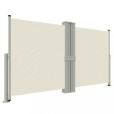 Cumpara ieftin Copertina laterala retractabila, crem, 140x1200 cm