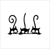Cumpara ieftin Sticker Auto , zPisici, , Autocolant Dragut si Rezistent pentru Masina