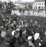 HST A28 Negativ pe celuloid slujbă publică greco-catolică Dej anii 1930