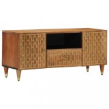 VidaXL Comodă TV, 105x33x46 cm, lemn masiv de mango