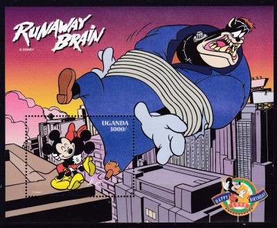 DB Disney Uganda Runaway Brain SS MNH foto