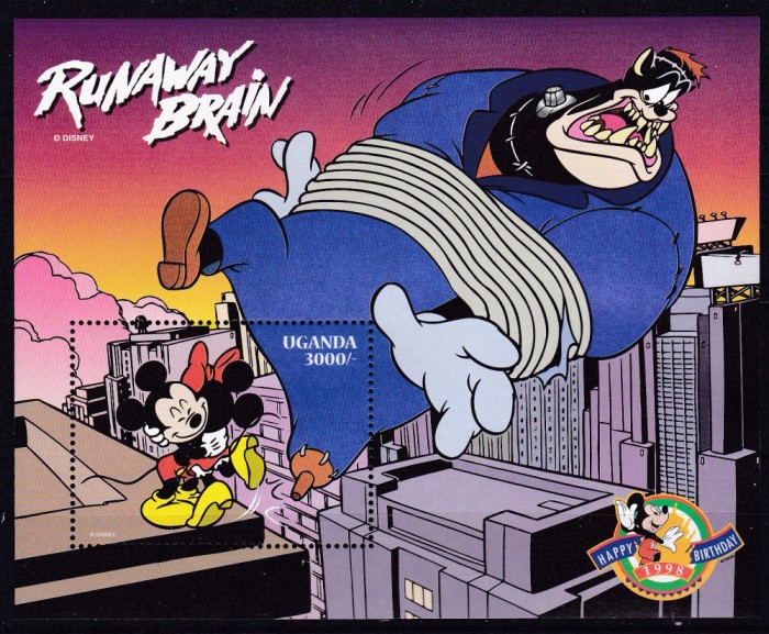 DB Disney Uganda Runaway Brain SS MNH