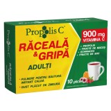 Propolis C raceala si gripa pentru adulti, 10plicuri, Fiterman