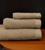 Set 3 Prosoape Baie Bumbac 100% Valentini Bianco Adonis Caffe, 30x50, 50x90, 90x150cm, Portugalia