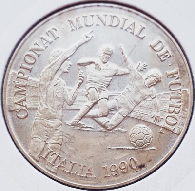 55 Andorra 10 diners 1989 World Cup km 53 UNC argint foto