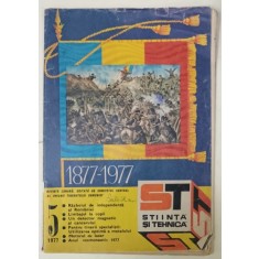 STIINTA SI TEHNICA , REVISTA LUNARA EDITATA DE C.C. AL U.T.C. , NR. 8 , 1977