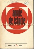 Anale De Istorie - Nr.: 6/1980