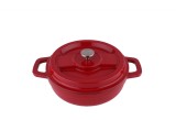 Cumpara ieftin Cratita Zilan ZLN0958, Din fier turnat sub presiune puternica, 2.1L, Diametru 24 cm, Inaltime 7 cm, Compatibila cuptor si masina de spalat vase, 7 str