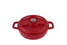 Cratita Zilan ZLN0958, Din fier turnat sub presiune puternica, 2.1L, Diametru 24 cm, Inaltime 7 cm, Compatibila cuptor si masina de spalat vase, 7 str