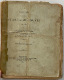 Memoriu despre starea Moldovei la 1787 - Comitele D&#039;Hauterive - A. Ipsilante