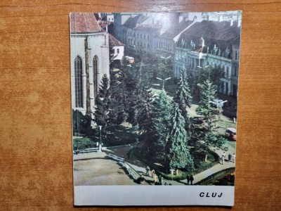 carte prezentare orasul cluj - din anul 1965 - in limba germana foto