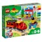 LEGO DUPLO - Tren cu aburi 10874, 59 piese