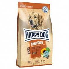 Happy Dog NaturCroq RIND &amp;amp;amp; REIS 15 kg - AMBALAJ DETERIORAT foto