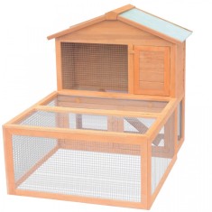 Cușcă de exterior pentru iepuri și alte animale, lemn