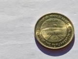 527. Moneda India 5 rupees 2010 60 Years of the Parliament in India), Asia