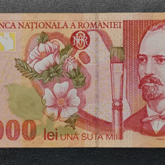 România 100000 Lei 1998 frumoasa