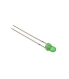 LED 3mm verde 2.1V-3.0V 20mA 567-570 MCD 400-500, Oem