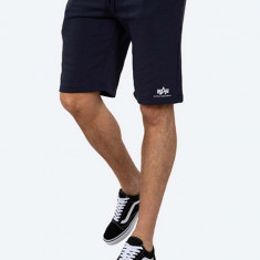 Alpha Industries pantaloni scurți Basic bărbați, culoarea bleumarin 116363.07-navy