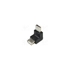 Cablu USB A mufa in unghi, USB A soclu, USB 2.0, lungime {{Lungime cablu}}, {{Culoare izola&#355;ie}}, LOGILINK - AU0025