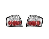 Set stopuri, lampa spate AUDI A4 (B6), 11.2000-11.2004 Sedan, partea stanga, transparent, silver; fara suport bec; TUNING,