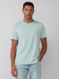 s.Oliver Tricou barbati din bumbac, Regular Fit, decolteu la baza gatului, Verde menta, S