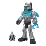 FISHER PRICE IMAGINEXT DC SUPER FRIENDS ROBOT BATMAN IN COSTUM GRI 30CM, Fisher Price - DC Super Friends