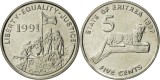 Eritrea 1997 - 5 cents, pantera, UNC