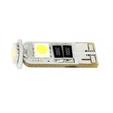 Led bec T10 1F+2Lx5050 alb rece CanBus vrac
