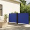 Gossi copertina laterala retractabila, albastru, 120 x 600 cm