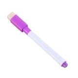 Cumpara ieftin Marker cu stergere uscata scriere universala pentru diverse table, varf negru, culoare capac mov, Dactylion