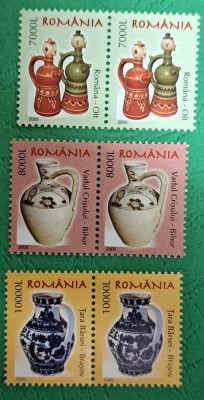 TIMBRE ROMANIA MNH L.P.1677/2005 CERAMICA ROMANEASCA II -uzuale PERECHE foto