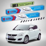 Cumpara ieftin Ștergătoare Suzuki Swift FZ/NZ 5 Uși 2010-2017 | Set Față și Spate Flat Premium &ndash; TeamCar&reg;