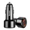 Incarcator auto Baseus magic Series 45W 6A 2x USB-A QC 3.0 Negru