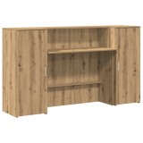 Birou de receptie Stejar Artisan 180x50x103,5 cm Lemn prelucrat