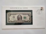 SUA - 2 Dollars 1976 - In plic de prezentare