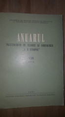 Anuarul Institutului de Istorie si Arheologie ?A. D. Xenopol? VIII foto