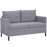 HOMCOM Sofa Compact de 2 Locuri &ndash; Eleganță și Confort | Aosom Romania