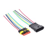 Conector electric mama-tata cu cinci fire elSales ELS-CE5 , rezistent la apa , multicolor