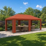 Cumpara ieftin Foisor pentru Gradina 6 x 3 m Terracota Poliester si otel