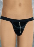 Softline Tanga Barbati Satinati Negru Buzunar Fermoar Model 4415 Marime S/L