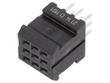 Conector PCB-PCB Mamă 9 PIN THT 10,16mm
