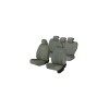 Set Huse Scaun Auto Autohelix Elegance GRI - Textil, Piele Ecologica, Compatibile Airbag
