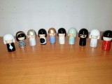 Set de 10 papusi de colectie Japonia Kokeshi dolls miniatura papusa Skincity Love Skin City