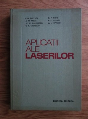 I. M. Popescu - Aplicatii ale laserilor foto