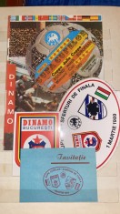 DINAMO-SAMPDORIA CUPA CUPELOR SFERTURI DE FINALA,1 MARTIE 1989/PROGRAM,INVITATIE foto