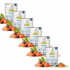 ISEGRIM Adult River: Somon cu mei ?i afine 6 x 400 g foto